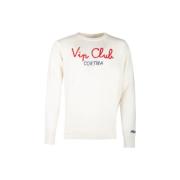 Creme Crewneck Sweater Heron Vip Club