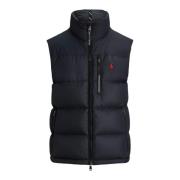 Sort Ærmeløs Puffer Vest