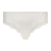 Satin Briefs med Blonder Detaljer