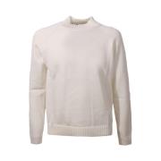 Merino Uld Turtleneck Sweater Hvid