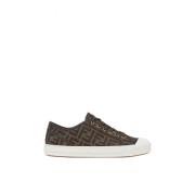 Brun Domino Jacquard Sneakers