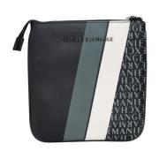 Moderne og ungdommelig sort herre crossbody taske