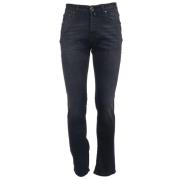 Slim Fit Bard Jeans med Broderet Logo