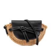 Pre-owned Rattan crossbody-tasker