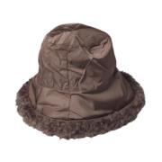 Faux Fur Dark Brown Hat