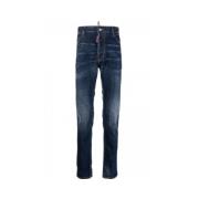 Cool Guy Slim Jeans Med Slidt Effekt