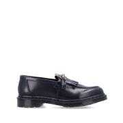 Sort Læder Tassel Loafers