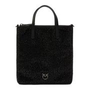 Strass Jewel Mini Shopper Taske