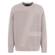 Taupe Pullover Stilfuld Sweater