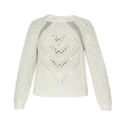 Hvid Sweater Elegant og alsidig