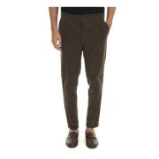 Velour Chino Bukser med Front Darts