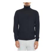 Turtleneck Pullover med Syet Logo