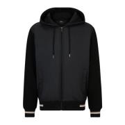 Sort Zip-Up Sweatshirt