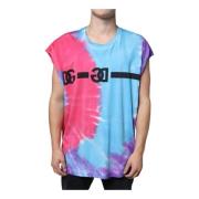 Tie Dye Bomuld Logo T-shirt