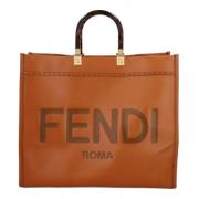 Pre-owned Stof fendi-tasker