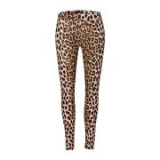 Lux Leo Leggings med Leopard Print