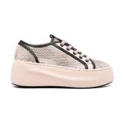 Brun Casual Sneakers med Cow Leather