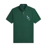 Grøn Polo Shirt Klassisk Pasform