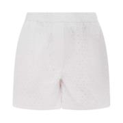 Hvide Blonde Shorts Klassisk Stil