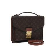 Pre-owned Canvas louis-vuitton-tasker