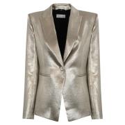 Metallic Blazer til kvinder