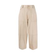 Culottes i bomuld elastanblanding