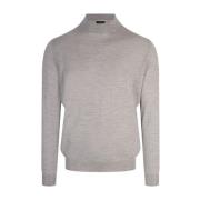 Silke Cashmere Blanding Grå Sweater