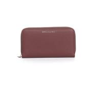 Burgundy Zip Around Wallet