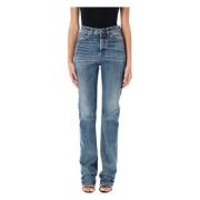 High Waist Slim Jeans