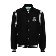 Varsity Jakke Sort/Grøn/Hvid