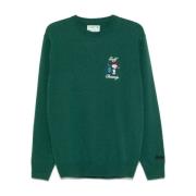 Grøn Snoopy Sweater