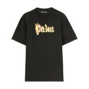 Sort Logo Print Crew Neck T-shirt