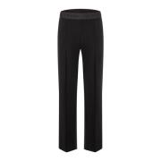 Elegant Straight Leg Trousers Comfortable Fit