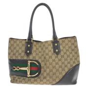 Pre-owned Canvas gucci-tasker