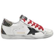 Superstar White Black Star Multicolor Leopard Sneakers