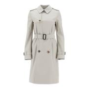 Slim Cotton-Blend Trench Coat