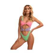 Fluo Corset Badedragt i Tre Farver