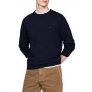 Blå Bomuld Cashmere Uld Sweater