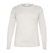 Stribet Striktrøje Pullover Sweater