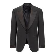 Sort Enkeltknap Blazer