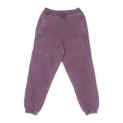 Fleece Tracksuit Sweatpants Elastisk Talje