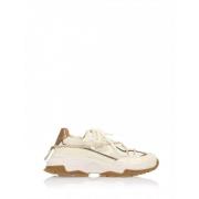 Chunky Teddy Sneaker Off White/Bronze