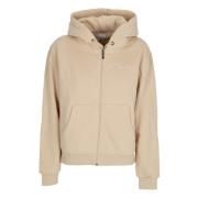 Essentiel Zip Hoodie med sidelommer