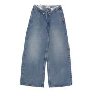 Rulle Op Denim Jeans