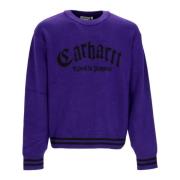 Sort Crew-neck Sweater Onyx