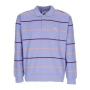 Langærmet Polo Sweatshirt Digital Violet