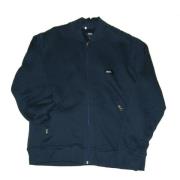 Varsity Zip Up Sweatshirt Navy