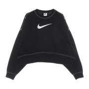 Croppede Crew Neck Sweatshirt