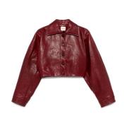 Oxblood Suede Jacket