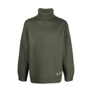 Mørkegrøn Walter Turtleneck Sweater